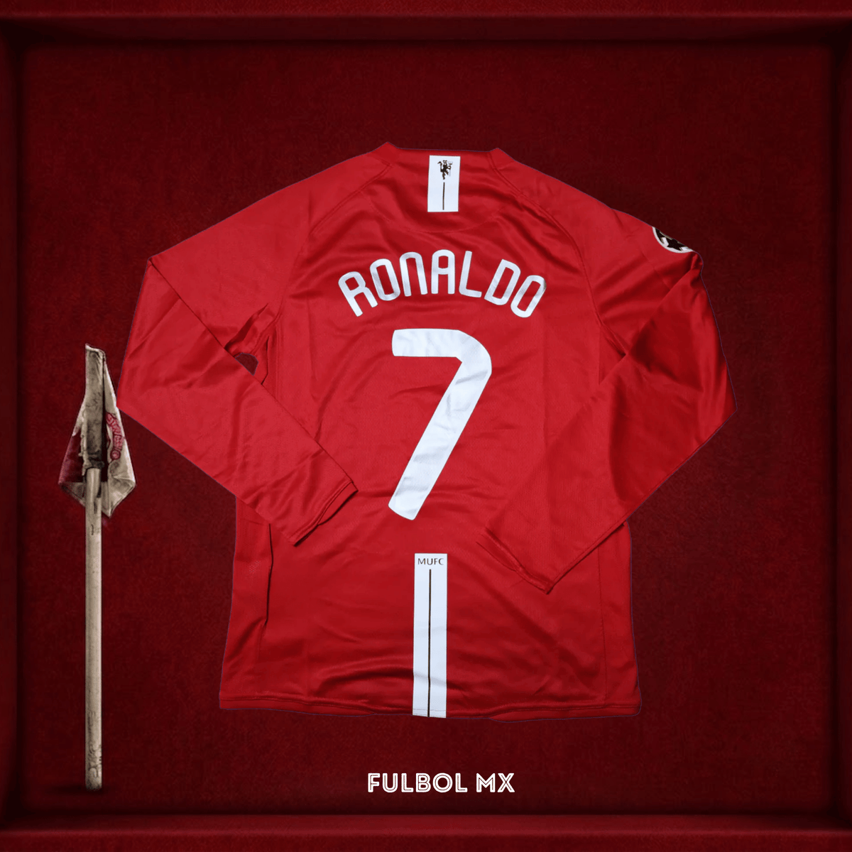 Manchester United Local 2007/2008 - Manga Larga