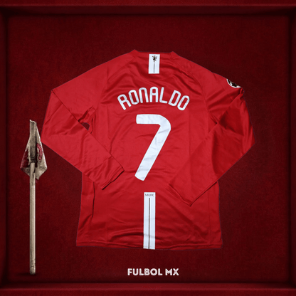Manchester United Local 2007/2008 - Manga Larga